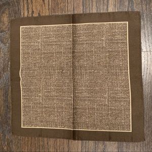 SUITSUPPLY Brown Pocket Square
